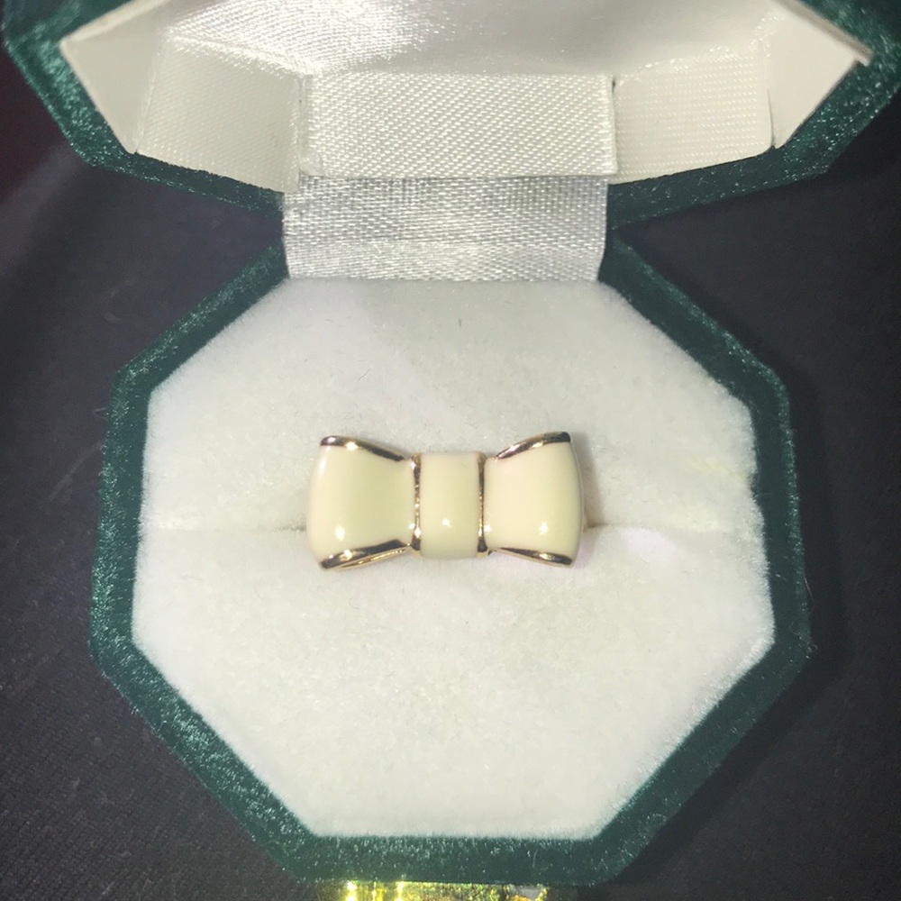 Kate Spade Cream Bow Ring
